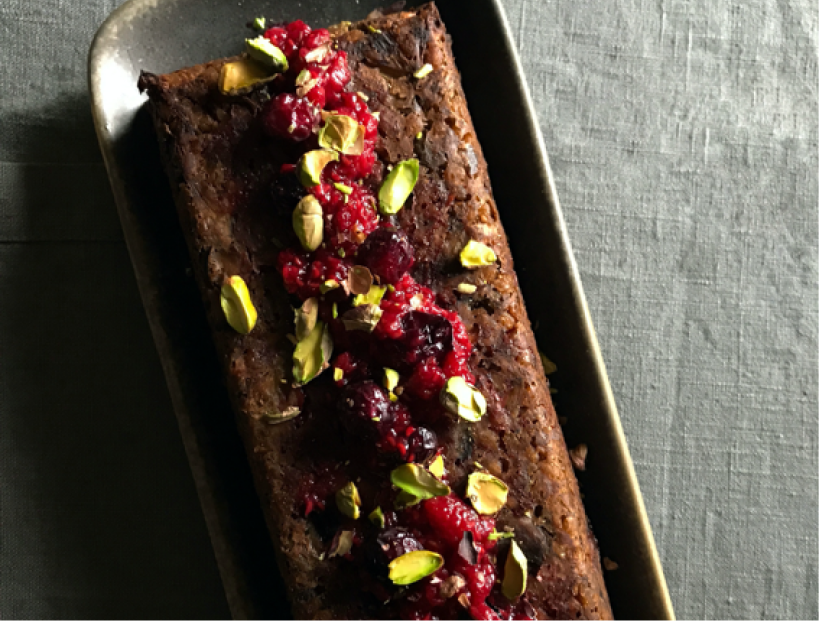 Galería 1 Nut Roast. Pastel vegano navideño de frutos secos y setas